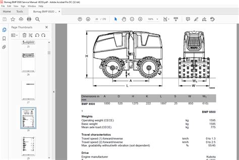 Bomag BMP 8500 Multi-purpose compactor Service Manual 00891577 - PDF DOWNLOAD - HeyDownloads ...