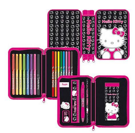 Hello Kitty Two-Tier Filled Pencil Case £3.79 @ Home Bargains