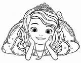 Новая раскраска с Софией Прекрасной  Раскраски София Прекрасная sketch template