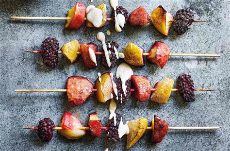 Autumn Fruit Kebabs Recipe | Dessert Recipes | Tesco Real Food