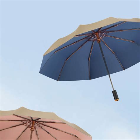 Golden Fully Automatic Windproof Folding Umbrella – The Mob Wife