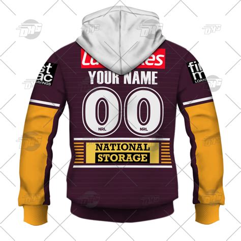 Personalise NRL Brisbane Broncos 2022 Home Jersey - OldSchoolThings - Personalize Your Own New ...