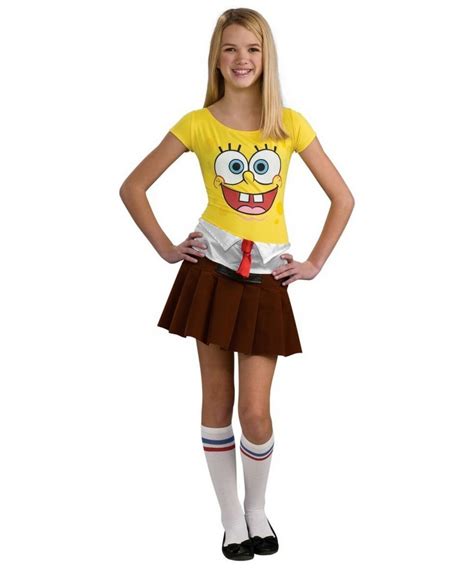 Spongebob Girl Teen Nickelodeon Costume - Spongebob Costumes