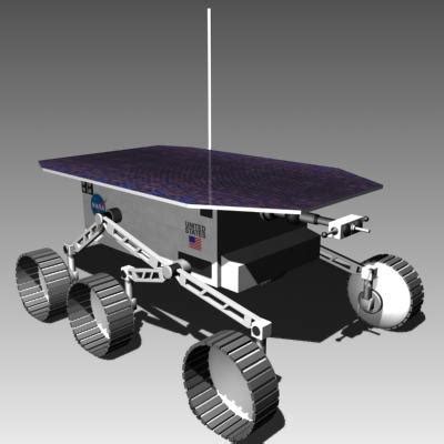 3d model lunar rover concept