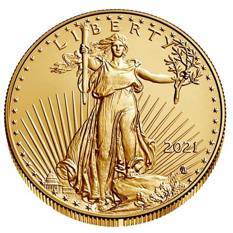 2021 American Gold Eagle 1 oz Uncirculated Type 2 | Golden Eagle Coins