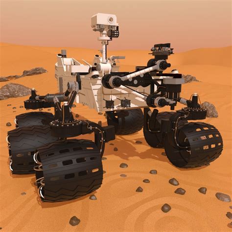 Curiosity Rover Free 3D Model - .obj .lwo .lws - Free3D