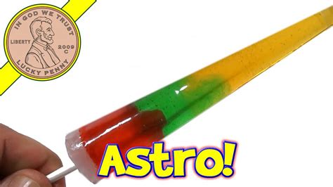 Astro Pop Original 3-Flavor Lollipop Leaf Brands - Pineapple, Passion Fruit and Cherry - YouTube