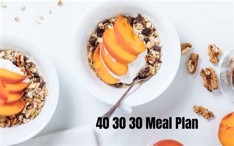 40 30 30 Meal Plan - The Meal Prep Ninja