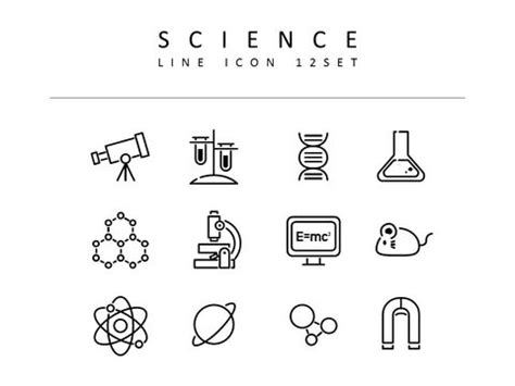 Science Vector Icons Set