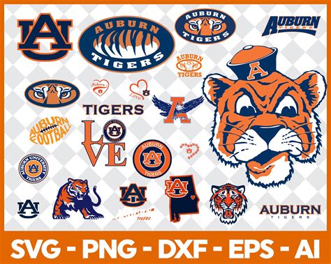 Auburn Tigers Svg,Football Team Logo Svg, Football Svg, NCAA Svg ...