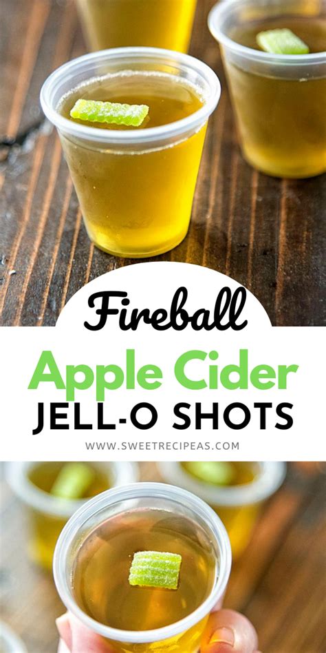 Fireball Apple Cider Jell-O Shots