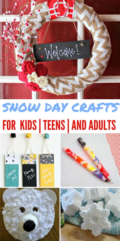 Snow Day Crafts for all Ages - Thrifty Homeschoolers