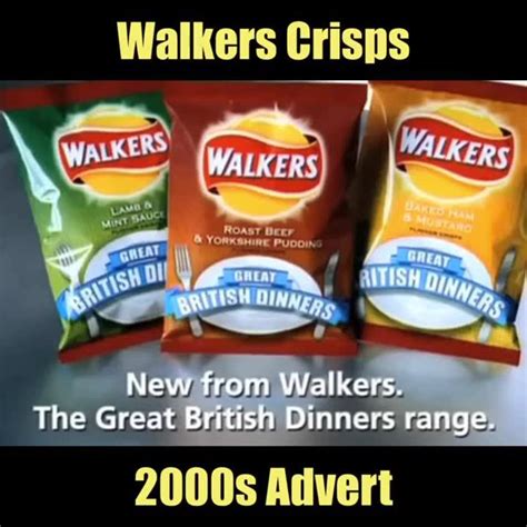 Walkers Crisps - Classic British TV and Cinema Adverts | Walkers Crisps ...