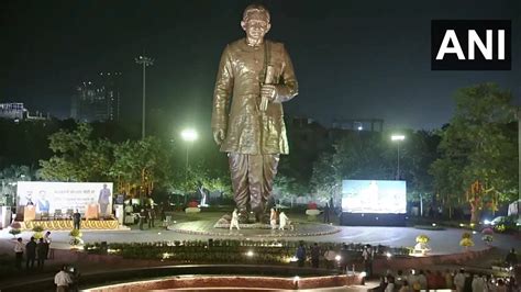 PM Modi Unveils 72-Ft-Tall Statue of Pandit Deen Dayal Upadhyaya In New ...