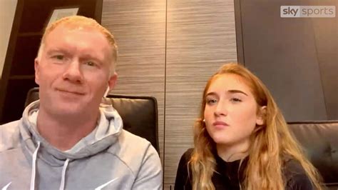 Paul Scholes' daughter Alicia Scholes reveals lessons learnt from former Man Utd midfielder ...