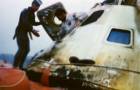 Apollo 7 capsule egress | The Planetary Society