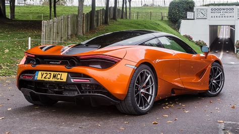 Download Orange Car Supercar Coupé Vehicle McLaren 720S HD Wallpaper