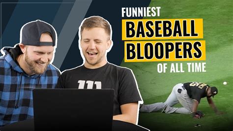 Our Reaction to the Funniest Baseball Bloopers of All Time - YouTube