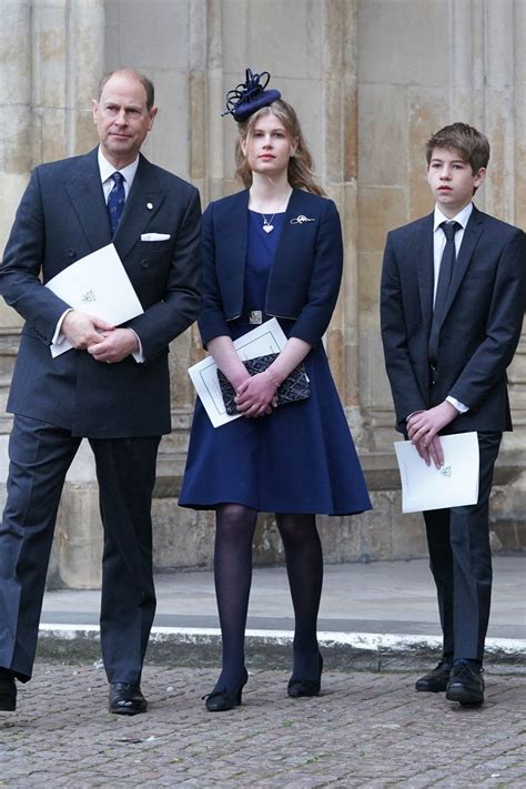 Lady Louise Windsor Attends Memorial Service for the Duke of Edinburgh ...