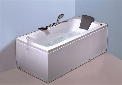 6 Big Water Jets Bubble Bath Jetted Tub , Heated Whirlpool Tub With SS Frame