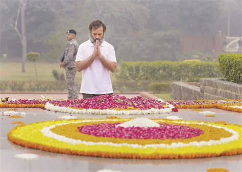 Rahul Gandhi at Kisan Ghat - The Shillong Times