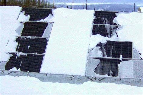 Solar panels: Transparent coating causes snow and ice to slide off | New Scientist