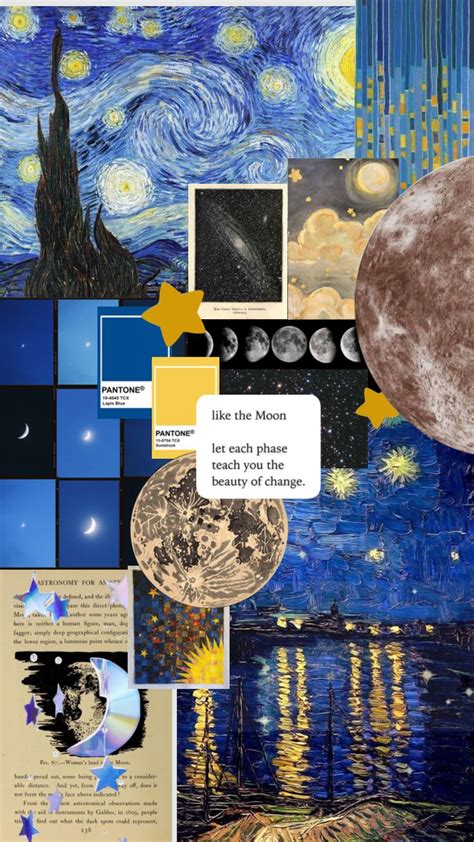 starry night 🌌 #astronomy #space #art #vangogh #starrynight #moon # ...