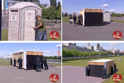 This Porta Potty Prank Is Beyond Epic (10 gifs)