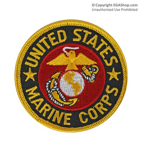 Patch, Round USMC, Light EGA | Marine corps, Marine corps clothing, Usmc