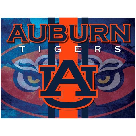 Auburn Tigers Graphic Football Poster | Auburn tigers, Auburn football ...