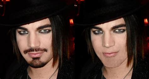 Adam Lambert Help: Adam .... before and after!♥