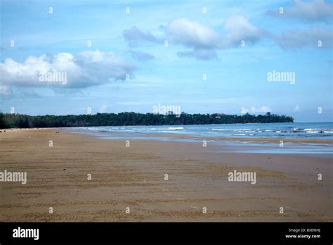 Pantai Muara beach, Muara, Brunei Darussalam, Asia Stock Photo - Alamy