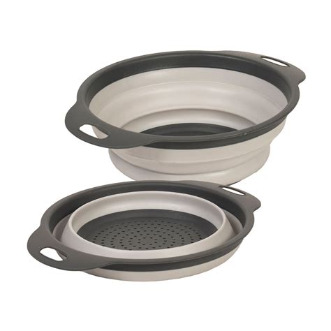 Glad Collapsible Strainer, Gray, 2 L