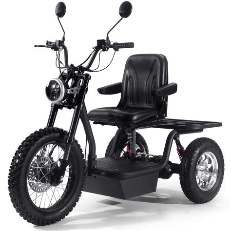 MotoTec Adult's Motorized Electric Trike, 60v 1800w Three-Wheel Bike ...