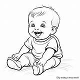 Baby Coloring Pages  Free & Printable sketch template