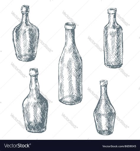 Bottles Royalty Free Vector Image - VectorStock