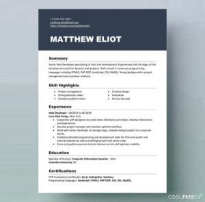 Download Free Editable Resume Templates – Word / Docx – 2022 - Lile forum