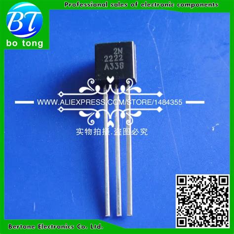 Order Now 25 X 2n2222a Npn Transistors P2n2222a 25 Tr - vrogue.co