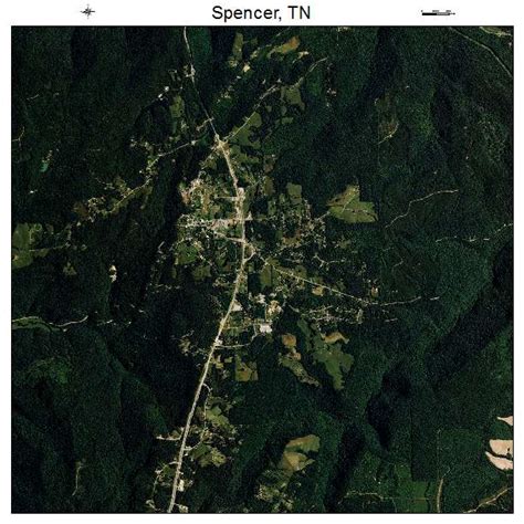 Aerial Photography Map of Spencer, TN Tennessee