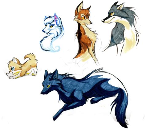 Wolf Character Designs by Bedupolker on deviantART | Wolf character ...