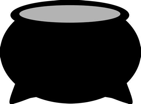 black pot for gold - Clip Art Library