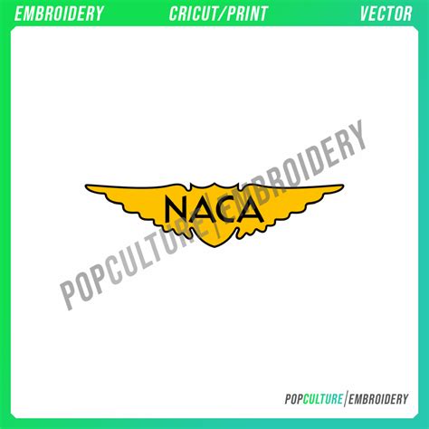 Us Naca Logo - Official Logo for Embroidery & Vector • Pop Culture ...