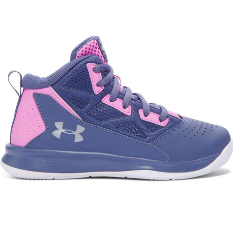 Purple Under Armour Girls Basketball Shoes - almoire