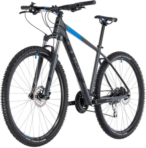 Cube Aim Race Hardtail Mountain Bike 2018 Grey/Blue