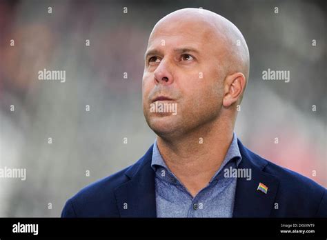 Alkmaar - Feyenoord coach Arne Slot during the match between AZ Alkmaar v Feyenoord at AFAS ...