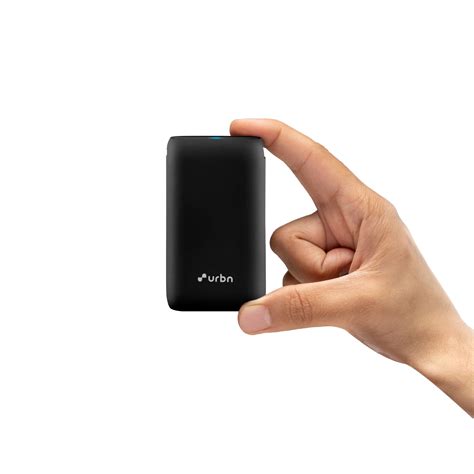 Buy URBN 10000 mAh Lithium_ion Premium Black Edition Nano Power Bank | 20W Fast Charging ...