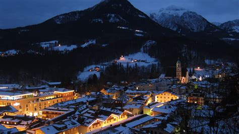 Free download | HD wallpaper: Berchtesgaden, Winter, Morning, city ...