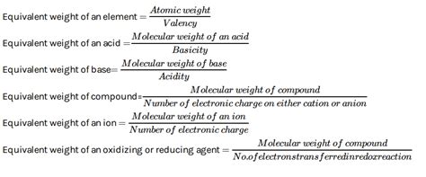 Chemistrixx: How to Calculate Gram equivalent mass ? | Formula list ...