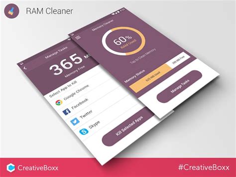 RAM Cleaner | Cleaners, Ram, Dribbble