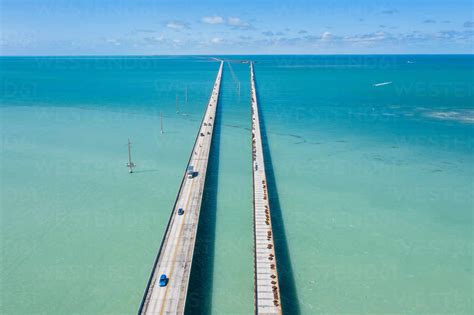 Seven Mile Bridge, Florida Keys, USA stock photo